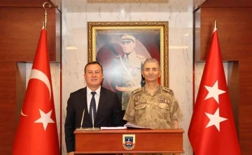 Belediye Başkanı Doğan’dan Tümgeneral Şen’e ziyaret

