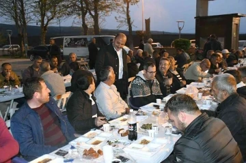 Belediye personelleri iftarda buluştu
