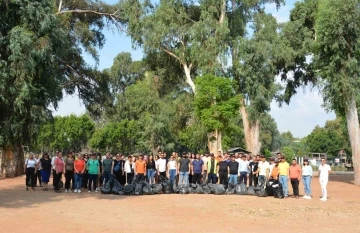 Berdan Barajı mesire alanında farkındalık temizliği yapıldı
