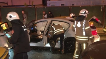 Beşiktaş’ta zincirleme trafik kazası: 2 yaralı
