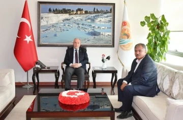 Beyağaç Belediye Başkanı Pütün’den Vali Coşkun’a ziyaret

