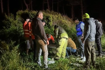 Beykoz’da kuyuya düşen vatandaş 1 saatlik çalışmanın ardından çıkarıldı