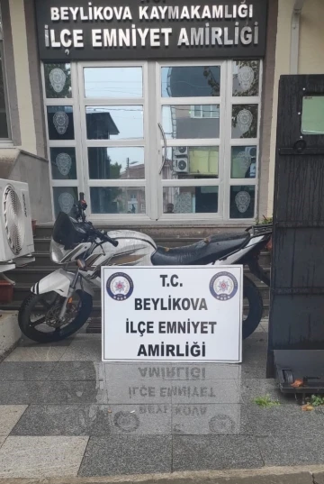 Beylikova’da çalıntı motosiklet bulundu
