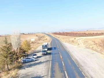 Beyşehir’de sürücüler dron ile denetlendi
