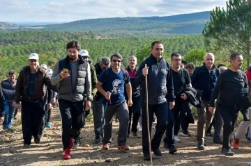 Biga’da Cumhuriyet Doğa Yürüyüşü yapıldı
