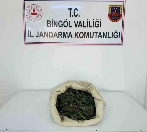 Bingöl’de 1 kilo 975 gram esrar ele geçirildi
