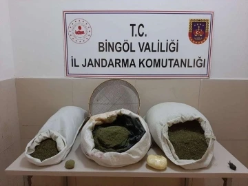 Bingöl’de 24 kilo esrar ele geçirildi: 1 gözaltı
