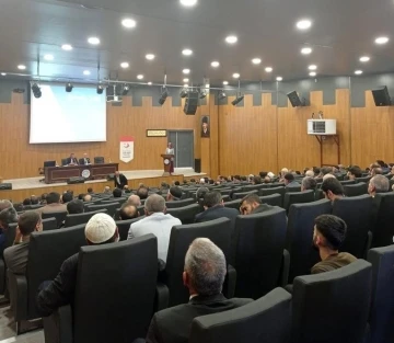 Bingöl’de  müftülük personeline ’göç yönetimi’ konulu seminer verildi
