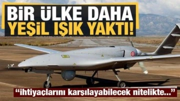 Bir ülkeden daha Türk İHA'larına yeşil ışık! Övgüler dizdi