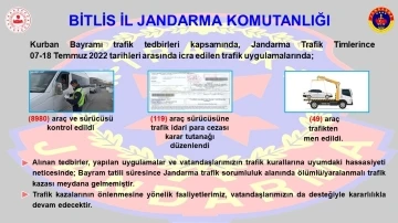 Bitlis’te trafik denetimleri
