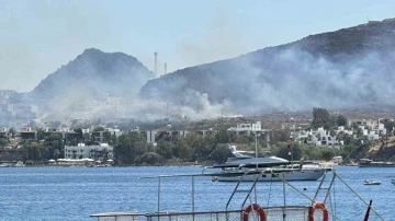 Bodrum’da 2 noktadaki yangın kontrol altına alındı
