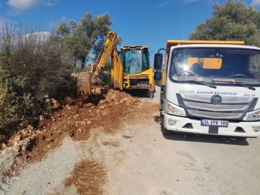 Bodrum’da yağmur hazırlıkları devam ediyor
