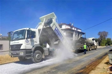 Bodrum Mumcular Mahalle yolu asfaltlandı
