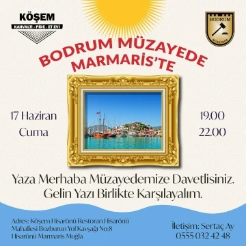 Bodrum Müzayede, &quot;Yaza Merhaba Müzayedesi&quot; düzenliyor
