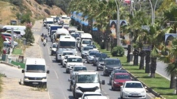 Bodrum'a 3,5 günde 50 binden fazla araç geldi