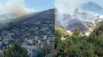 Bodrum'da makilik alanda yangın! 1,5 hektarlık alan tahrip oldu