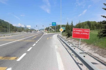 Bolu Dağı Tüneli’nin İstanbul yönü 35 gün trafiğe kapatıldı
