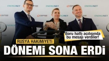 Boru hattı açılışında mesaj: Rusya hakimiyeti dönemi sona erdi