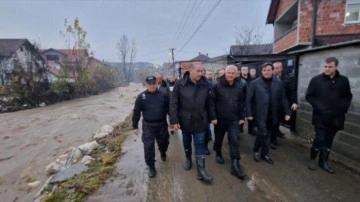 Boşnak Nüfusun yoğun yaşadığı Novipazar'da sel felaketi