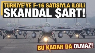 Bu kadar da olmaz! ABD'li senatörden Türkiye'ye F-16 satışıyla ilgili skandal şart