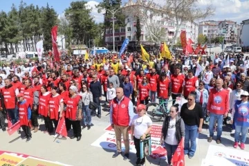 Burdur'da 1 Mayıs kutlaması