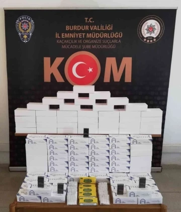 Burdur’da kaçak sigara operasyonu
