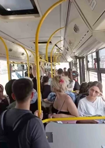 Bursa’da halk otobüsünde klima tartışması

