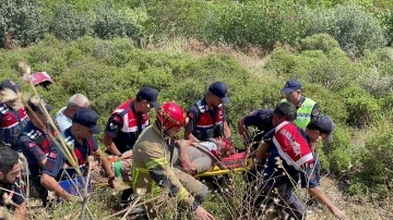 Bursa’da tır 150 metre yükseklikteki şarampole yuvarlandı: 1 yaralı
