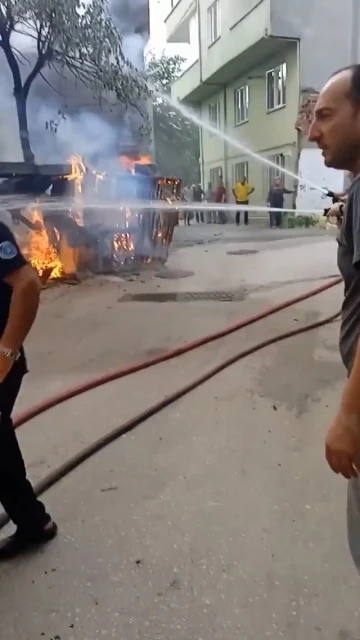 Bursa’da yürekleri ağza getiren yangın
