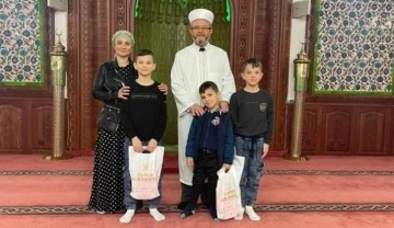 Bursa'da Moldovyalı anne 3 oğluyla birlikte Müslüman oldu