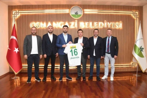 Bursaspor Yönetiminden Başkan Aydın’a ziyaret
