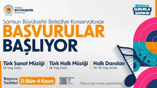 Büyükşehir Belediye Konservatuvarı başvuruları başladı
