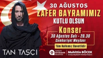 Büyükşehir Belediyesi 30 Ağustos’ta Tan Taşçı konseri düzenliyor
