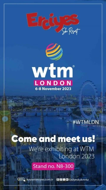 Büyükşehir, İngiltere’de düzenlenecek WTM Londra Fuarı’nda Erciyes’i tanıtacak
