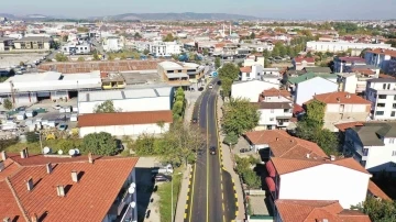 Büyükşehir o caddeyi yeni yüzüne kavuşturdu
