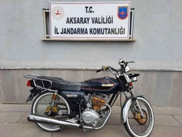 Çalınan motosikleti jandarma buldu
