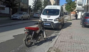 Çalıntı motosiklet ele geçirildi: 1 gözaltı
