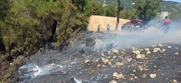 Çameli’nde çıkan orman yangını büyümeden söndürüldü
