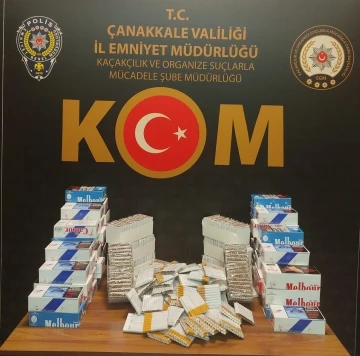 Çanakkale’de kaçak sigara operasyonu
