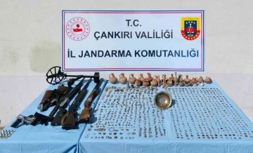 Çankırı’da yüzlerce sikke ele geçirildi
