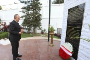 Çavuşoğlu, Kahire'de 18 Mart Şehitlerini Anma Günü ve Çanakkale Deniz Zaferi törenine katıldı