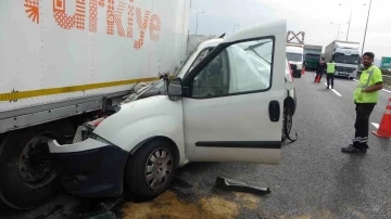 Çekmekö’de Kuzey Marmara Otoyolu’nda kaza: 1 kişi ağır yaralandı
