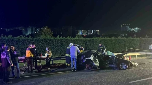 Çerkezköy-Kapaklı yolunda feci kaza: 1 ölü, 1 yaralı
