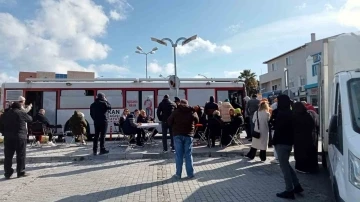 Çeşme’de kan bağışı yoğunluğu
