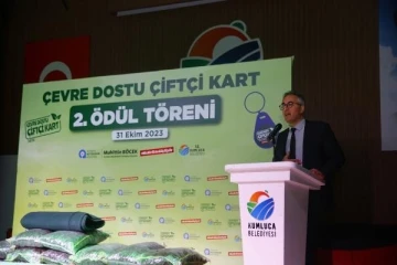 Çevre dostu çiftçiler ödüllendirildi