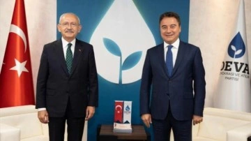 CHP Genel Başkanı Kılıçdaroğlu, DEVA Partisi Genel Başkanı Babacan'la görüştü