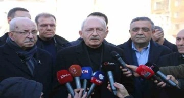 CHP Genel Başkanı Kılıçdaroğlu Diyarbakır’da deprem bölgesinde