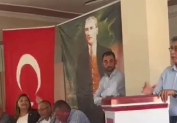 CHP ilçe kongresinde gergin anlar, olayı araya giren partililer yatıştırdı
