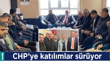 CHP’YE KATILIMLAR SÜRÜYOR