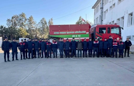 Çine’de jandarma personeline yangın önleme ve söndürme eğitimi verildi
